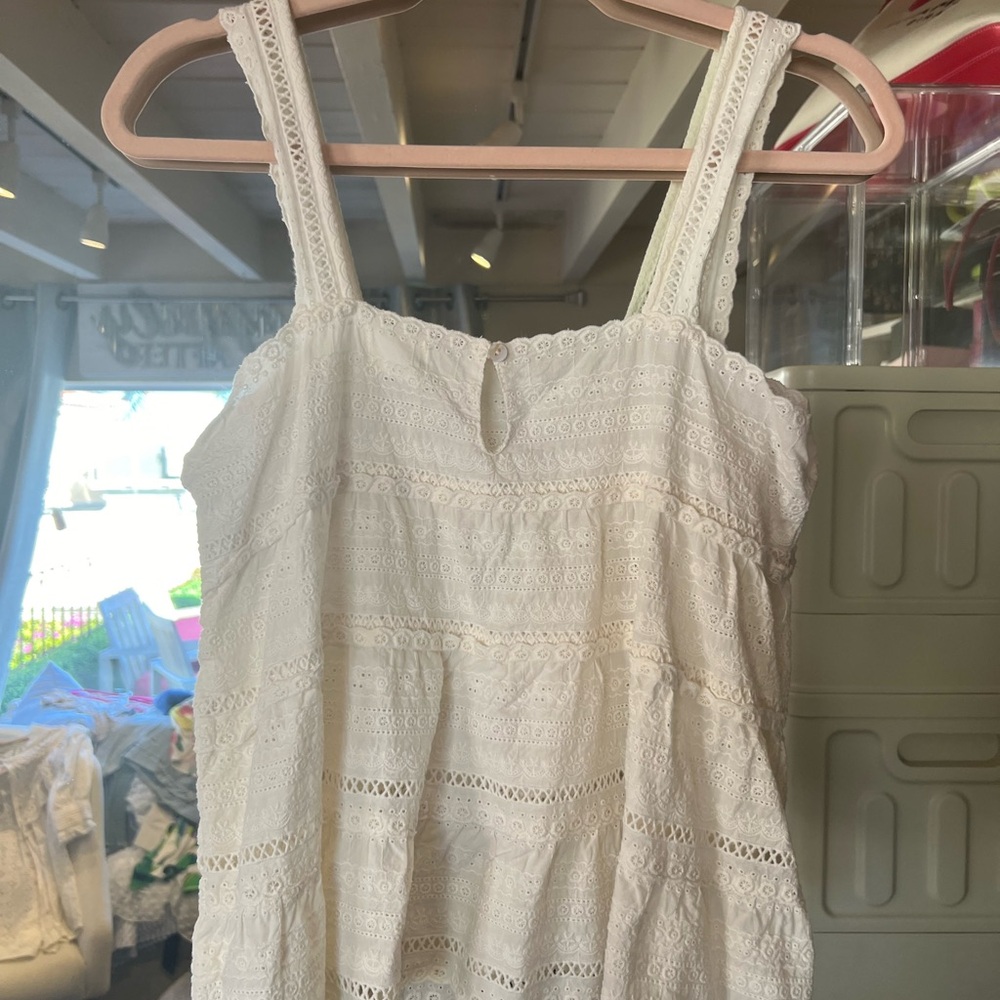 Elegant White Lace Camisole
